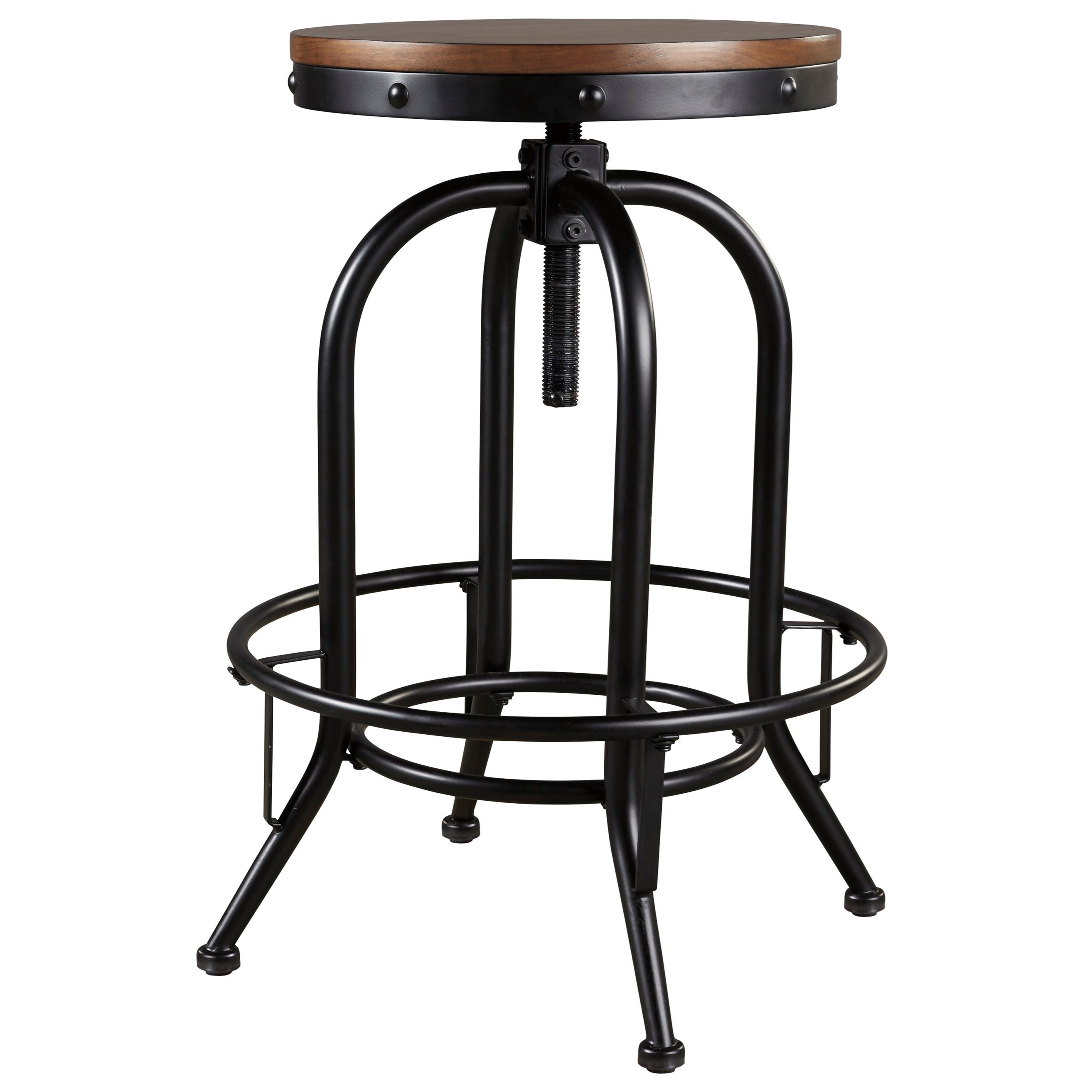 Signature Design by Ashley Valebeck Metal Tall Swivel Barstool with